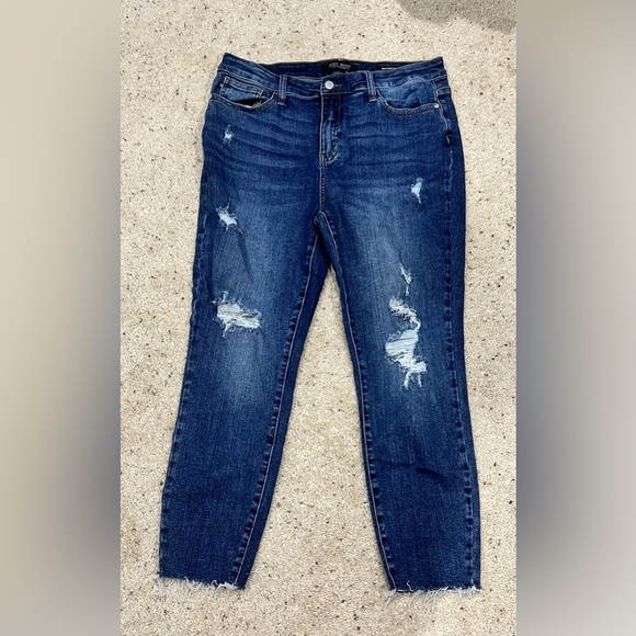Judy Blue Denim - Judy‎ Blue distressed relaxed fit jeans women’s 15/32